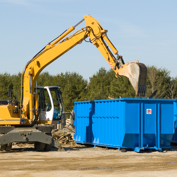 what are the rental fees for a residential dumpster in Marion County AL